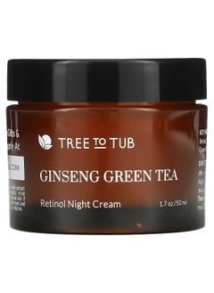 Tree to Tub Tree To Tub, Retinol Anti Aging & Wrinkle Night Moisturizer, Hyaluronic Acid Face Cream for Dry, Sensitive Skin, 1.7 fl oz (50 ml)  - Image 1
