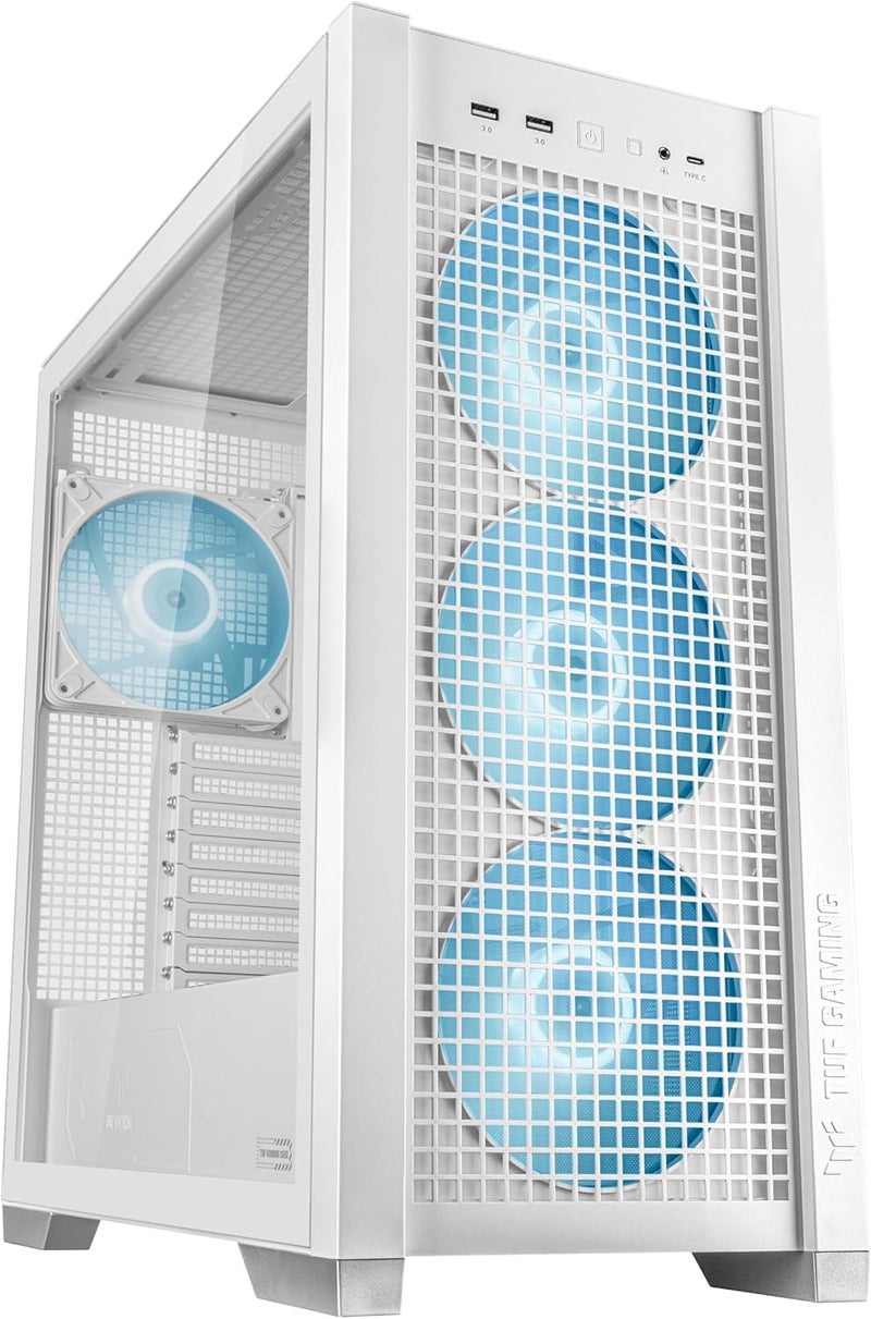 TUF Gaming GT302 ARGB ATX mid-tower case is designed for mainstream users who are looking for thermal performance with optimal compatibility case, and it's compatible with hidden connector MB - Image 1