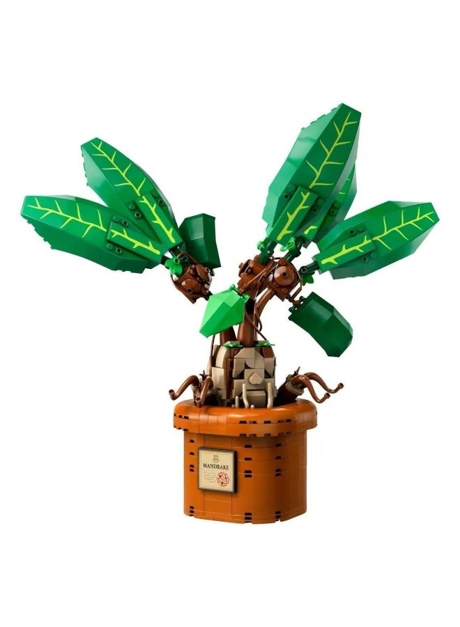 Harry Potter Mandrake Building Blocks Toy 27cm Magic World Plant Character Collectible Model DIY Assembly Bricks Gift for Fans Kids - Image 1
