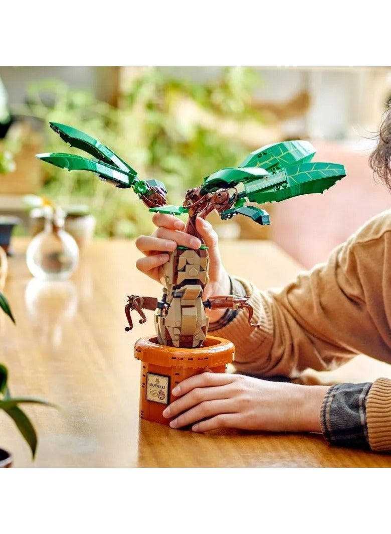 Harry Potter Mandrake Building Blocks Toy 27cm Magic World Plant Character Collectible Model DIY Assembly Bricks Gift for Fans Kids - Image 2