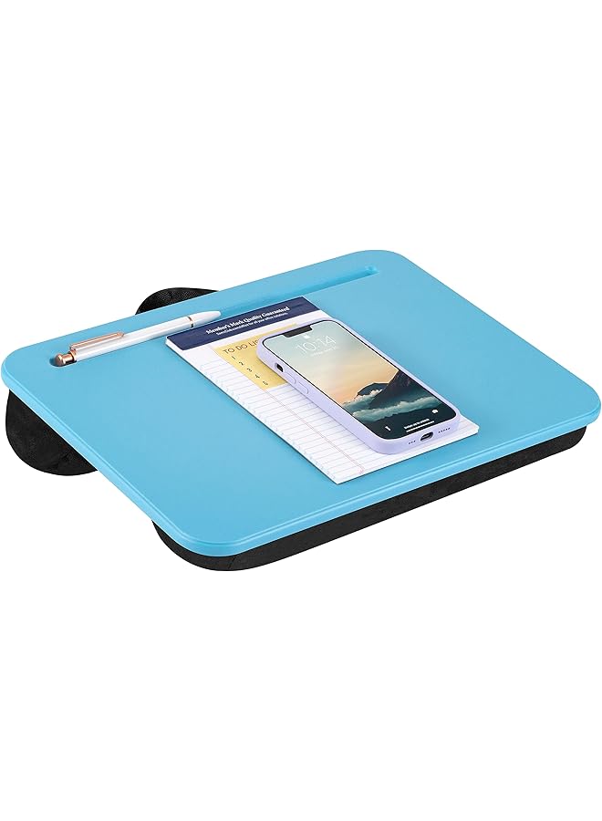 LapGear Compact Lap Desk Alaskan Blue Fits Up To 13.3 Inch Laptops Style No. 43103 - Image 1