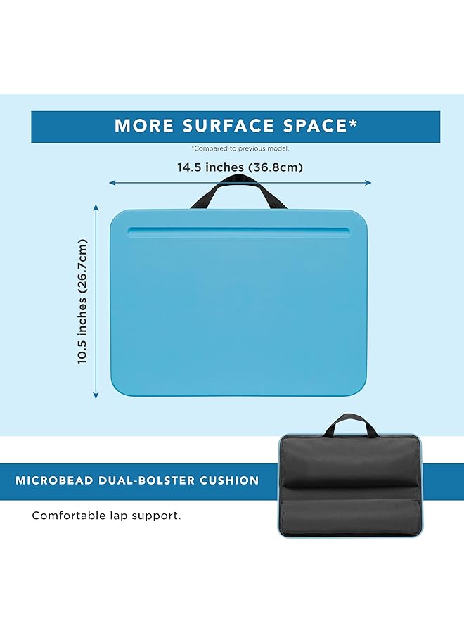 LapGear Compact Lap Desk Alaskan Blue Fits Up To 13.3 Inch Laptops Style No. 43103 - Image 5