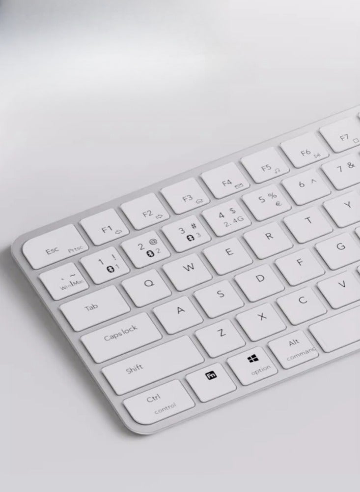 Wireless Bluetooth Keyboard, Tablet Notebook, Silent Office Specific Charging, Small-sized Dual Bluetooth/wireless 2.5G/multi Device Connectivity
