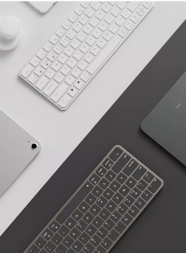 Wireless Bluetooth Keyboard, Tablet Notebook, Silent Office Specific Charging, Small-sized Dual Bluetooth/wireless 2.5G/multi Device Connectivity