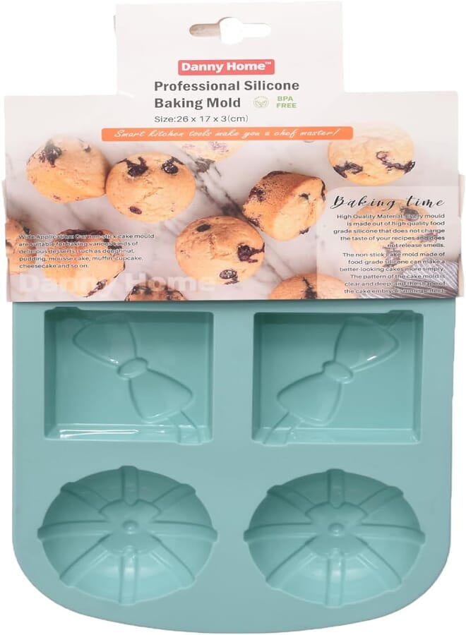 Danny Home Danny Home DH3419 High Quality Silicone Non-Stick Baking Mold 26 * 17 * 3cm - Multi Color 