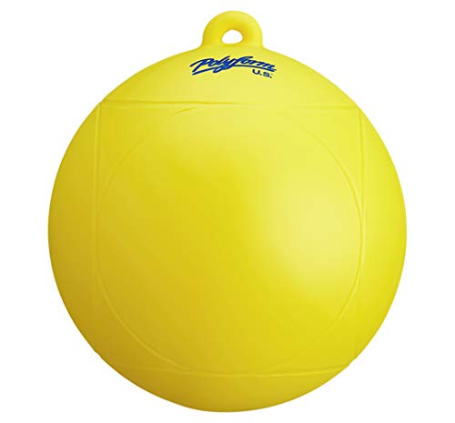 Polyform WS-1 Yellow WS Series Water Ski Buoy - 8" x 8.5", Yellow - Image 2