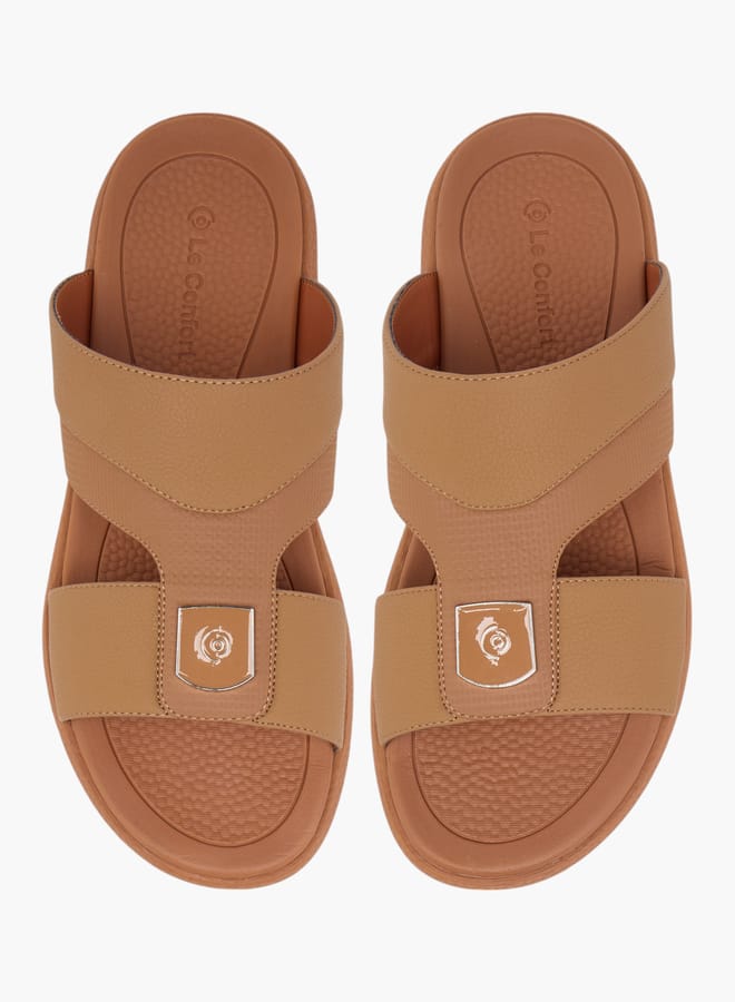 لو كونفورت صنادل رجالي سليب أون بتفاصيل مقصوصة - Image 2