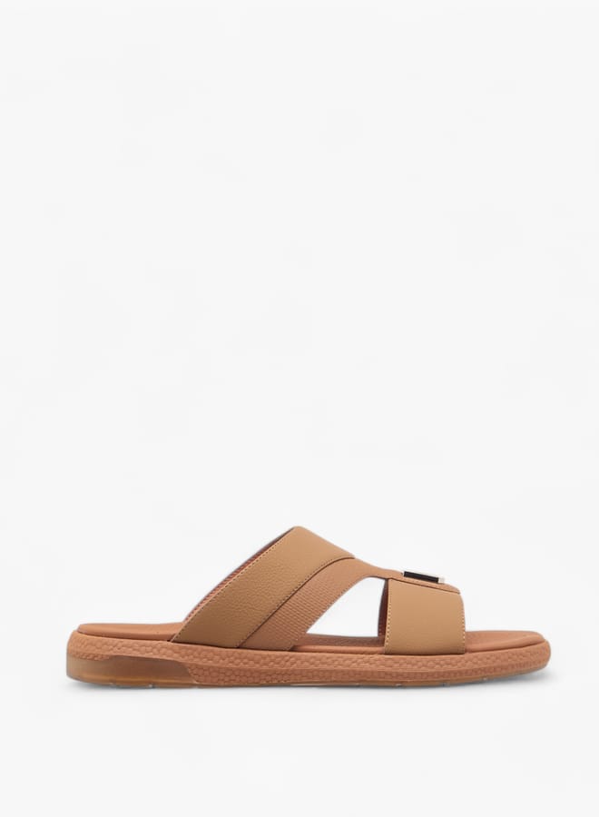 Le Confort Men Cutout Detail Slip-On Arabic Sandals  - Image 2
