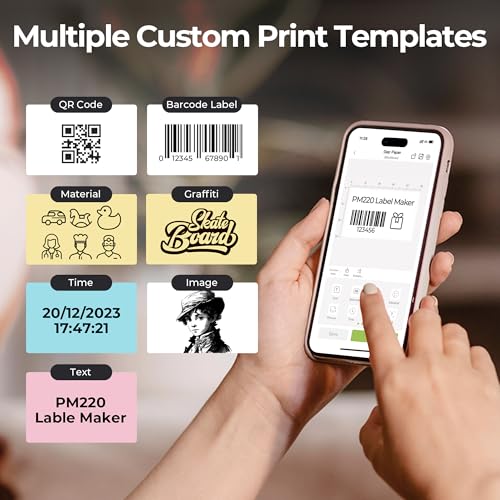 Nelko Thermal Labels for Nelko PM220 Label Maker, 1.57'' x 1.18'' (40x30mm) Thermal Sticker Tab, Waterproof, Multi-Purpose Label Tape, 1 Roll of 230 Self-Adhesive Thermal Paper (White) - Image 4