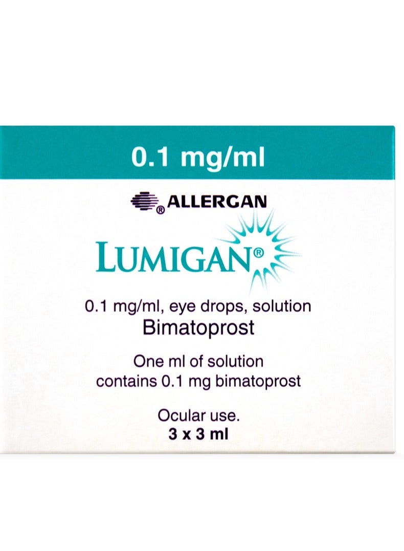 Allergan Lumigan 0.1mg\ml Eye Drop  - Image 4