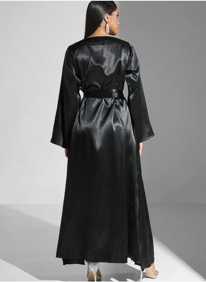 hayas closet Embellished Belted Dress  - Image 2