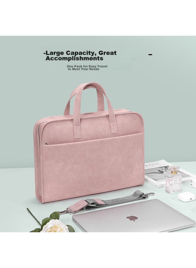 Taikesen Laptop Handbag Suitable For Apple Macbook 14-inch, Lenovo, Huawei Briefcase, Stylish For Wome - Image 2