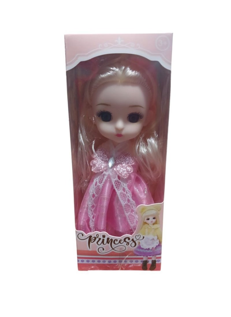 A doll toy for young and old girls in many shapes with a beautiful dress - many shapes and long hair in very beautiful colors - a doll toy with many details - a very beautiful decorative doll toy - it can be a decoration in the home and office (multiple shapes and colors) 