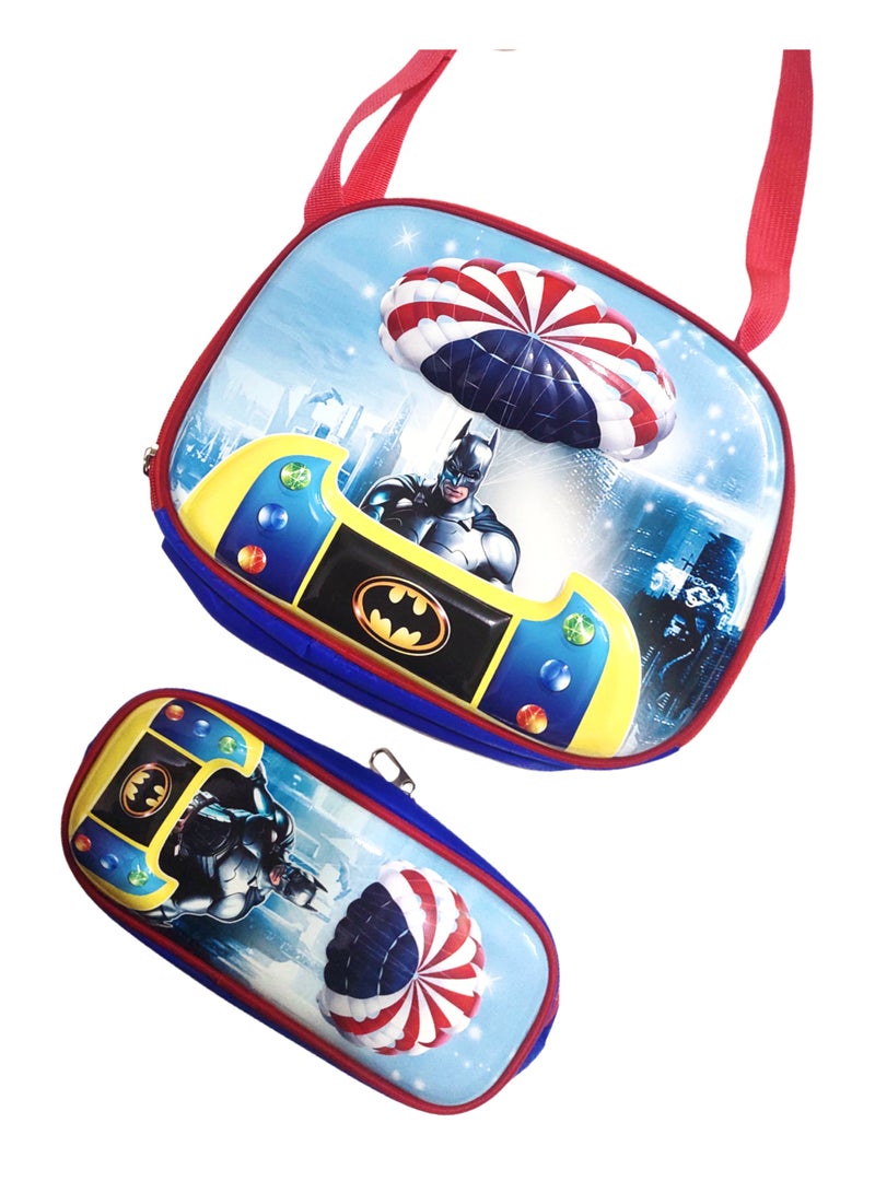 باتمان طقم مكون من لانش باج حراري ومقلمة بخامات عالية الجودة