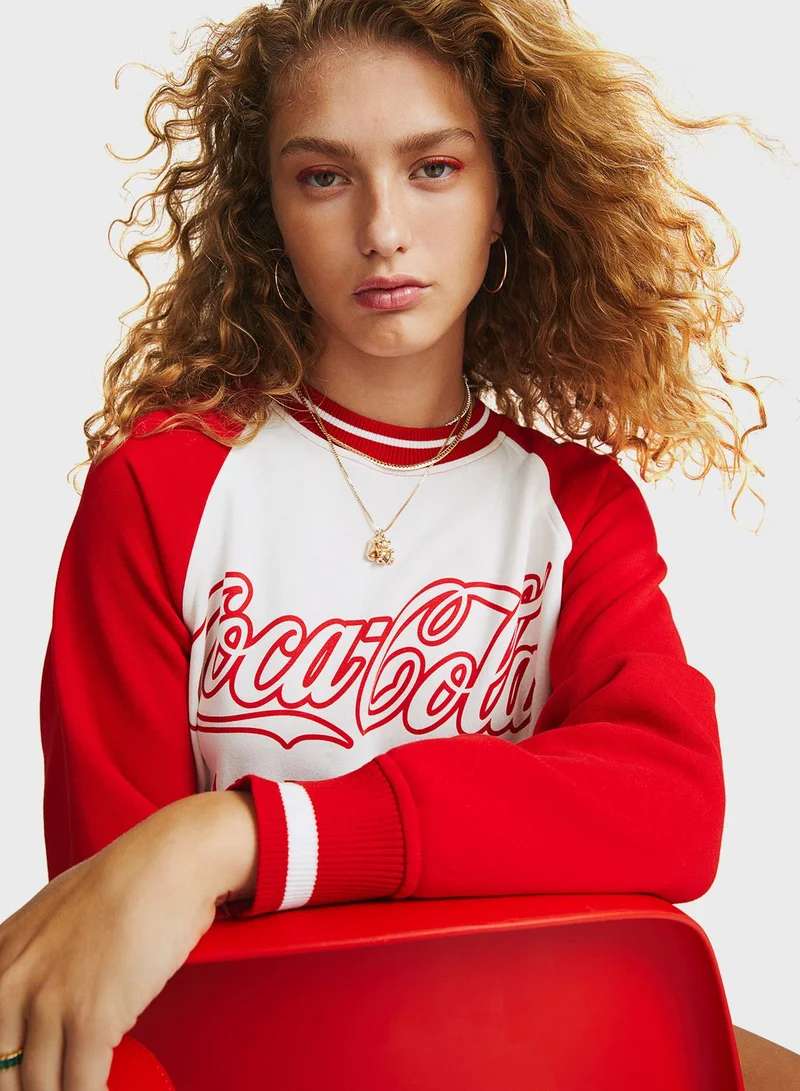 H&M Coca-Cola Raglan Dress