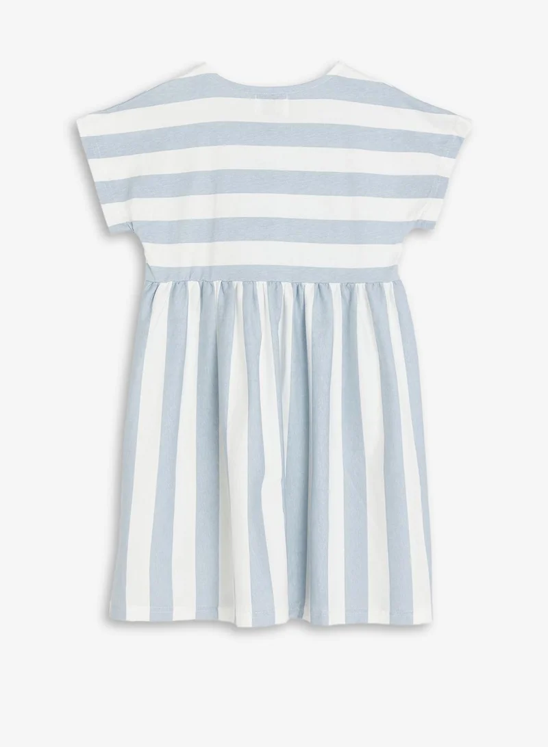 Pinata  Flower Embellished Stripe Dress for Women | Best Price UAE