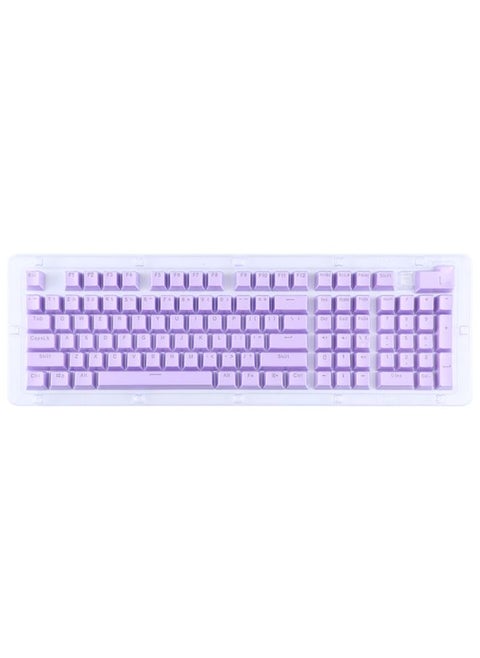 ABS Translucent Keycaps, OEM Highly Mechanical Keyboard, Universal Game Keyboard (Purple)