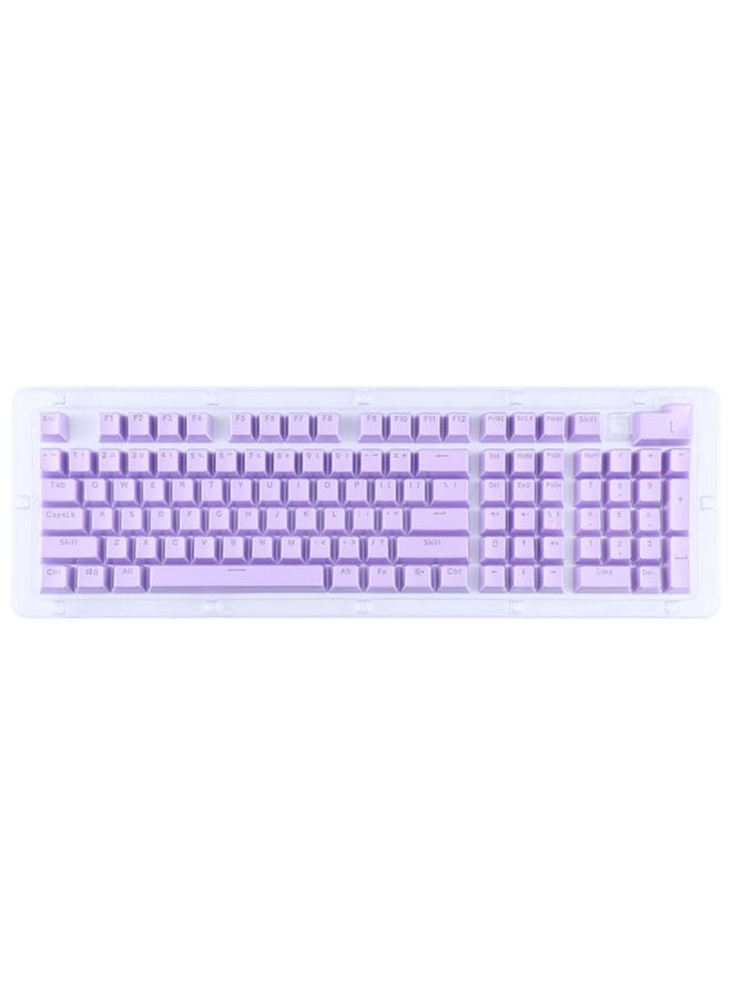 BURAQ ABS Translucent Keycaps, OEM Highly Mechanical Keyboard, Universal Game Keyboard (Purple)  - Image 1