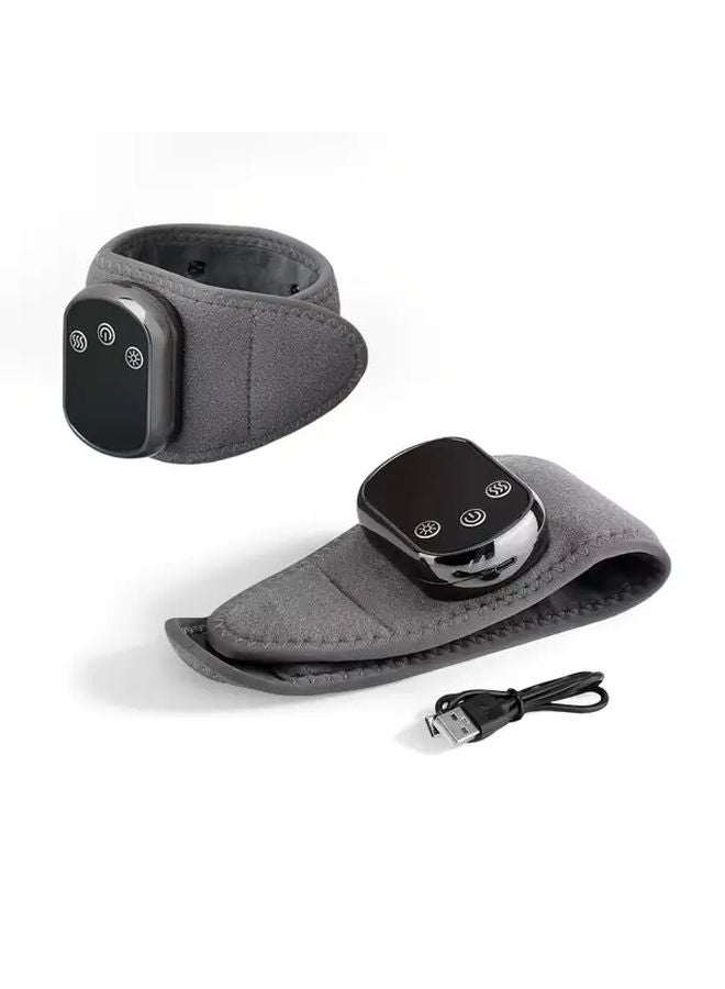 معصم تدليك قابل لإعادة الشحن عبر USB، جهاز محمول باليد مضغوط يهتز، مناسب للون H - Image 5