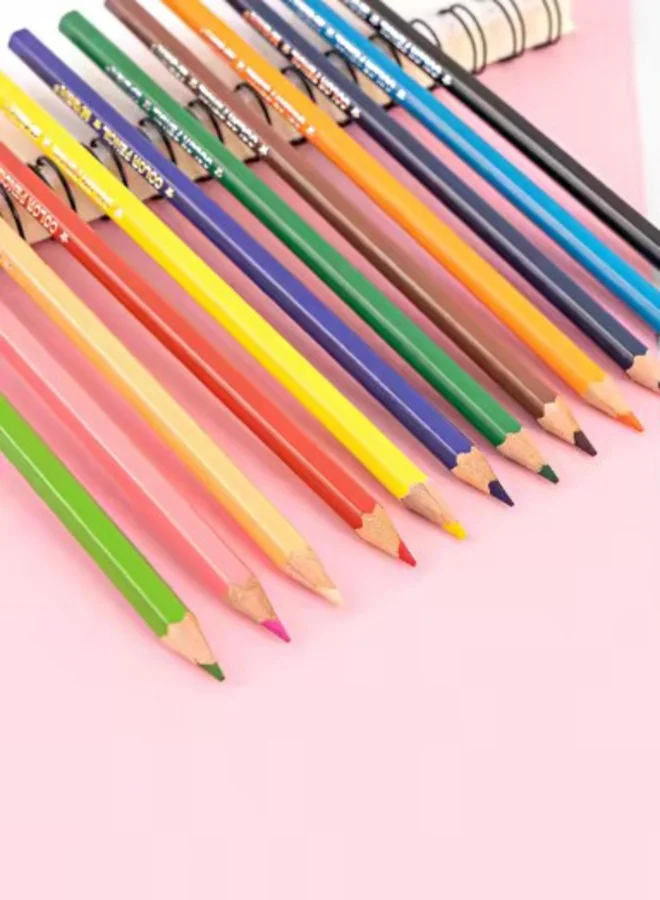 Share The Love Share the Love 24 Color Pencil Set – Smooth & Vibrant Colored Pencils for Drawing, Sketching, Shading & Coloring Books