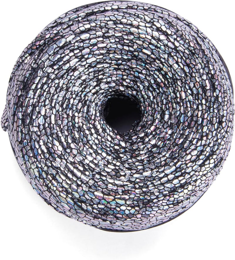 YarnArt YarnArt Snake Club Yarn  Snake Leather Look 100 Polyester 598 Oz 6562 yds 5105 Silver 60 meters - Image 2
