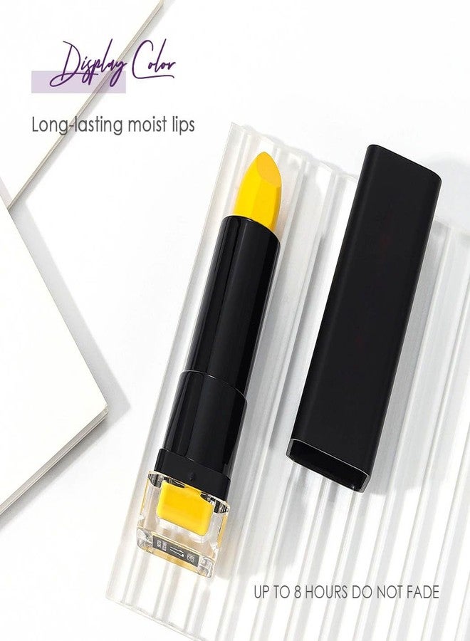 Kilshye Matte Lipstick Hight Pigment Lipsticks Long Lasting Lip Stick Waterproof Lips Gloss Cream Lipgloss Makeup for Women and Girls Pack of 1 (D- Yellow 17) - Image 4