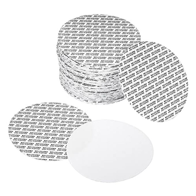 PATIKIL 101mm/3.98" Foam Lid Liner, 150 Pack PS Foam Resistant Tamper Pressure Sensitive Seal for Bottle Cap Liners Seals - Image 1