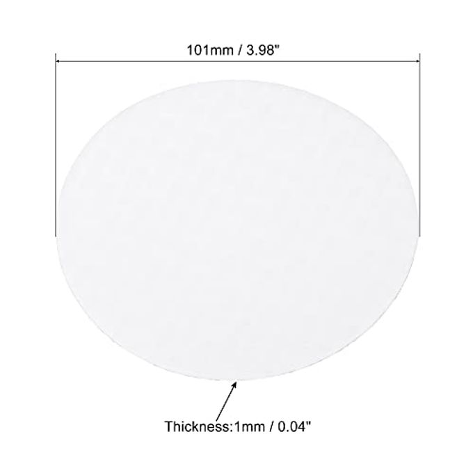 PATIKIL 101mm/3.98" Foam Lid Liner, 150 Pack PS Foam Resistant Tamper Pressure Sensitive Seal for Bottle Cap Liners Seals - Image 2