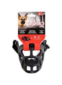 Zeus Alpha TPR Muzzle for Large Dogs, Comfort Fit Design Prevents Biting, Barking and Chewing, Black  - Image 1