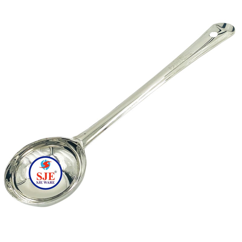 SJE WARE Sjeware Stainless Steel Heavy Guage Serving Spoon Ladel, Size : 25 cm - Image 2