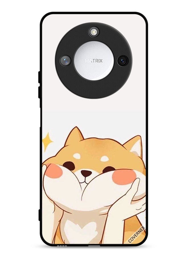 Covernex Honor X9c Smart 5G Protective Case Cover Cute Cat Clip Art  - Image 1