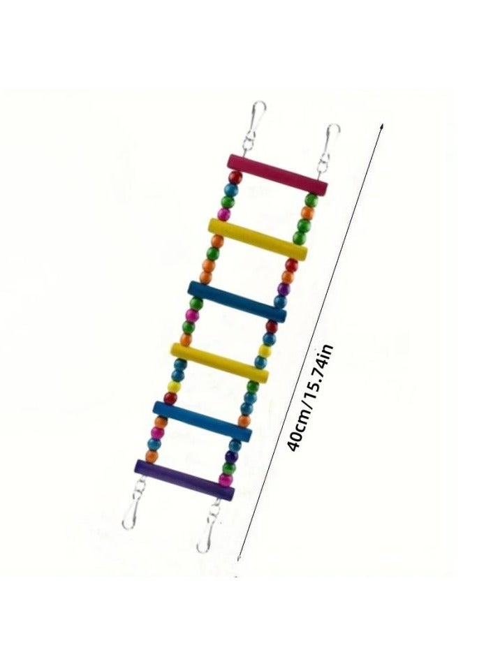 مجموعة مضغ البرج من 7 قطع مع أرجوحة جرس Multicolour - Image 4