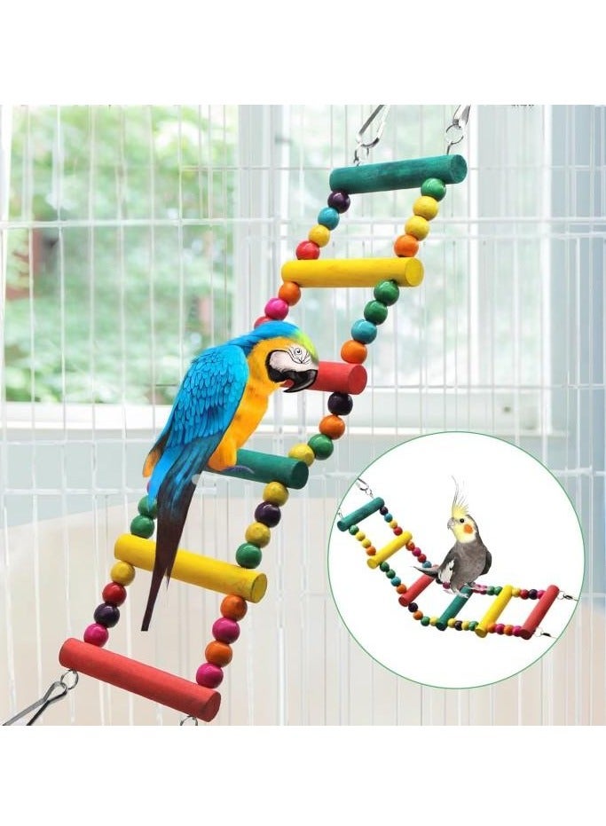 مجموعة مضغ البرج من 7 قطع مع أرجوحة جرس Multicolour - Image 2