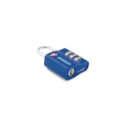 American Tourister TSA 3-Dial Combination Lock – Secure Your belongings with Confidence on the go, Featuring a TSA-Approved, Durable, and Stylish Design in Sleek Blue - Image 3