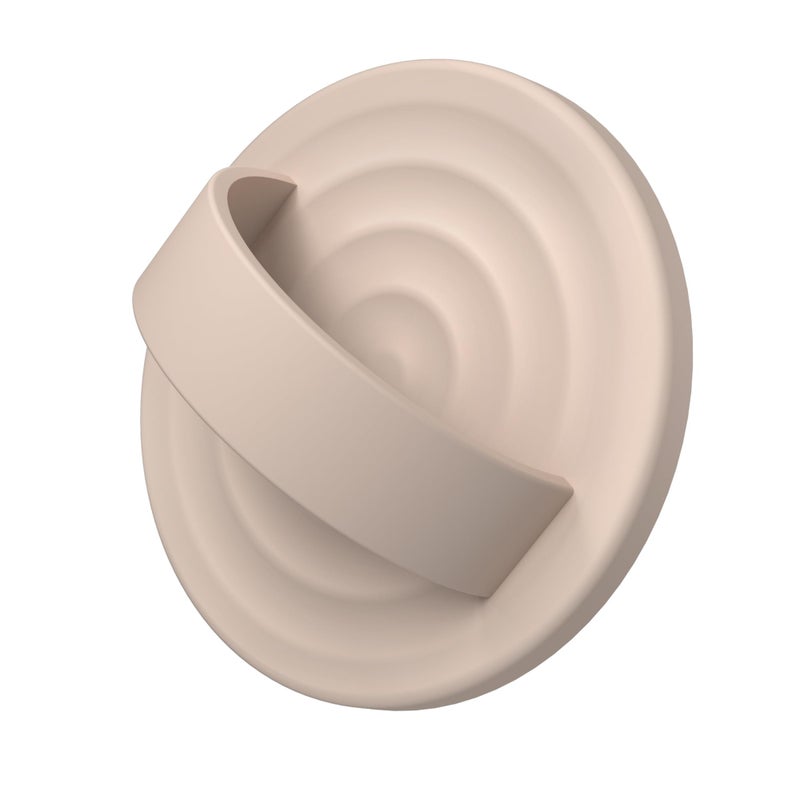 COFFKER Magnetic Phone Grip Ring Holder, Liquid Silicone Magnet Cell Phone Grip Finger Loop, Compatible with Magsafe, Back of Phone for iPhone 17/16/15/14/13/12 Series, Oat - Image 1