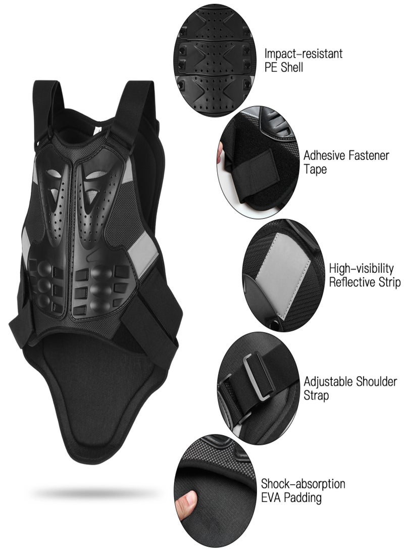 Generic Men Motorcycle Armor Vest Body Chest Spine Back Protector Protective Jacket for Cycling Skating Skiing Skateboarding - Image 3