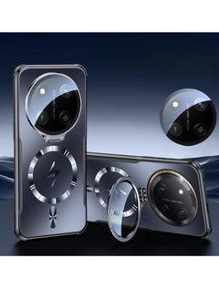 General Magnetic Case Compatible with Honor X9c / Honor X60 Pro, Built In Invisible Alloy Lens Holder and Lens Film, Seismic and Anti Fall Cover Case with Wireless Charging  - Image 1