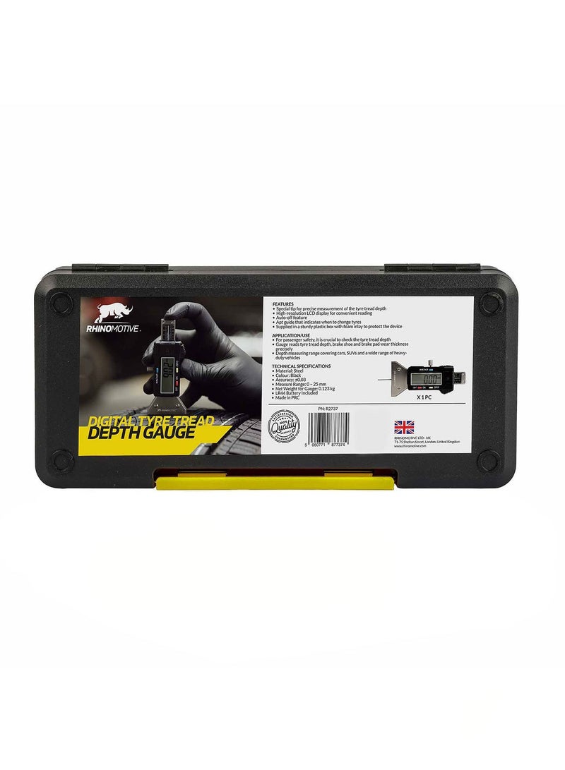 RHINOMOTIVE Digital Tire Thread Depth Gauge, R2737  - Image 4