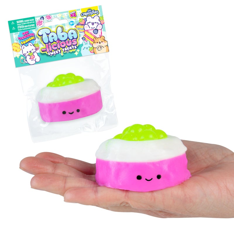 The Orb Factory ORB Tabalicious Sweet Treats TABA Squishy Cake Toy Soft Sticky Bubble Cake Dessert TABA Squishy Food Squishies Fun Stress Relief Kawaii Sensory Fidget Food Toys and Gifts for Kids and Adults - Image 3