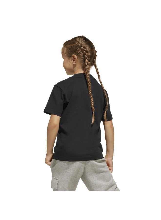 Adidas Lk Bl Tee 160 Black Training T-Shirts For Kids 3-4Y - Image 3