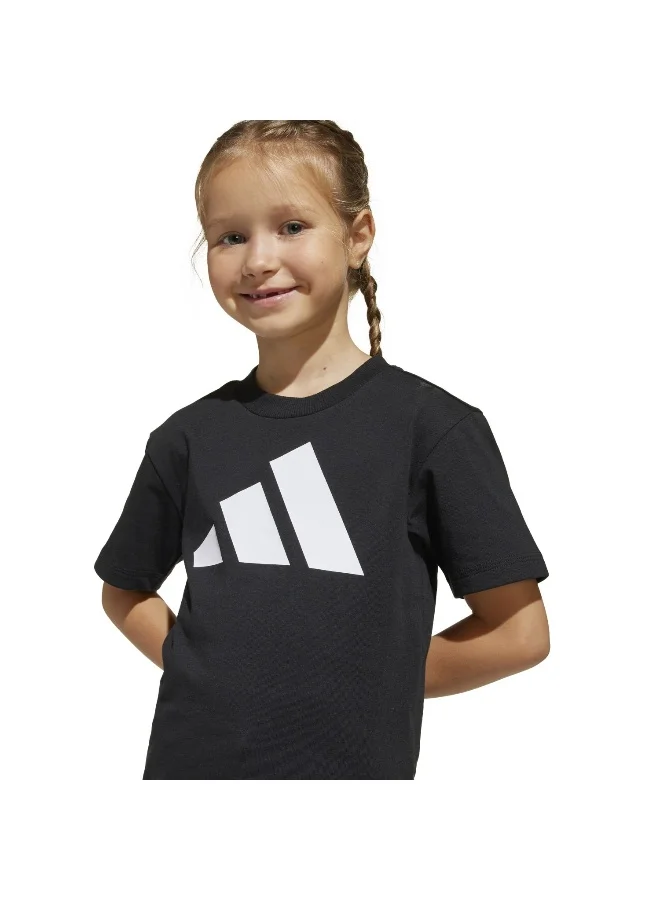 Adidas Lk Bl Tee 160 Black Training T-Shirts For Kids 3-4Y