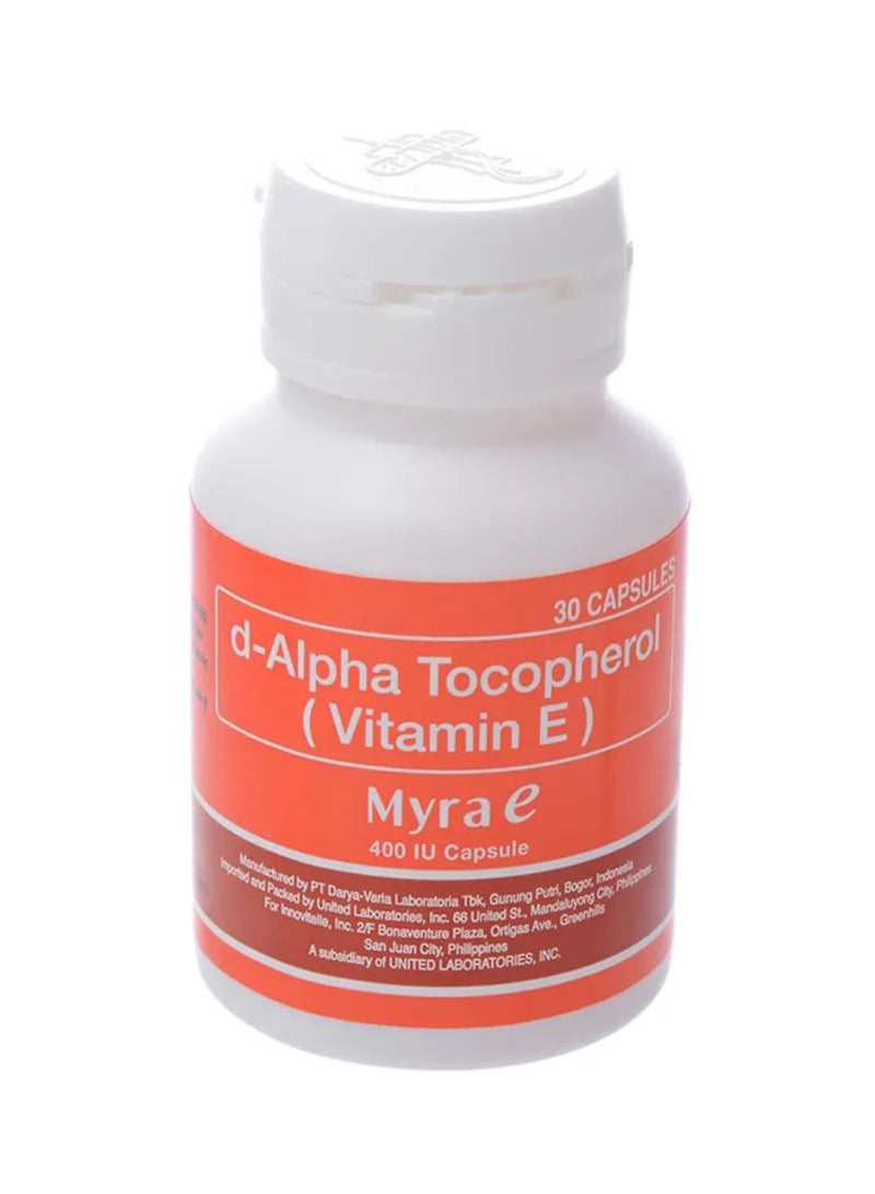 D-Alpha Vitamin E Antioxidants -30 Capsules