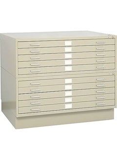 Safco Products Flat File Closed Base for 5-Drawer 4994TSR Flat File, Sold Separately, Tropic Sand  - Image 2