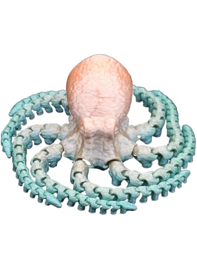 3D Printed Octopus Animals Fidget Toy for Autism ADHD 3D Printed Gift DIY Creative Ornament Articulated Dragon Toys Home Decor for  Birthday Home Office Desktop Craft / Random color