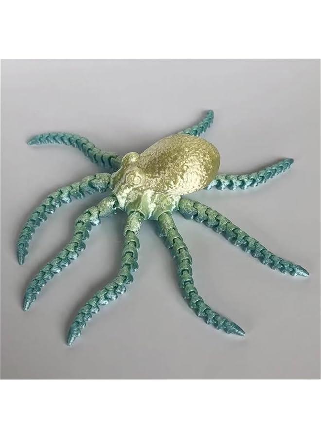 3D Printed Octopus Animals Fidget Toy for Autism ADHD 3D Printed Gift DIY Creative Ornament Articulated Dragon Toys Home Decor for  Birthday Home Office Desktop Craft / Random color