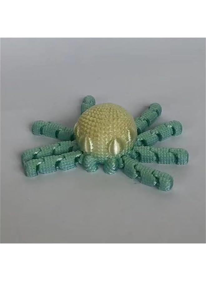 3D Printed Octopus Animals Fidget Toy for Autism ADHD 3D Printed Gift DIY Creative Ornament Articulated Dragon Toys Home Decor for  Birthday Home Office Desktop Craft / Random color