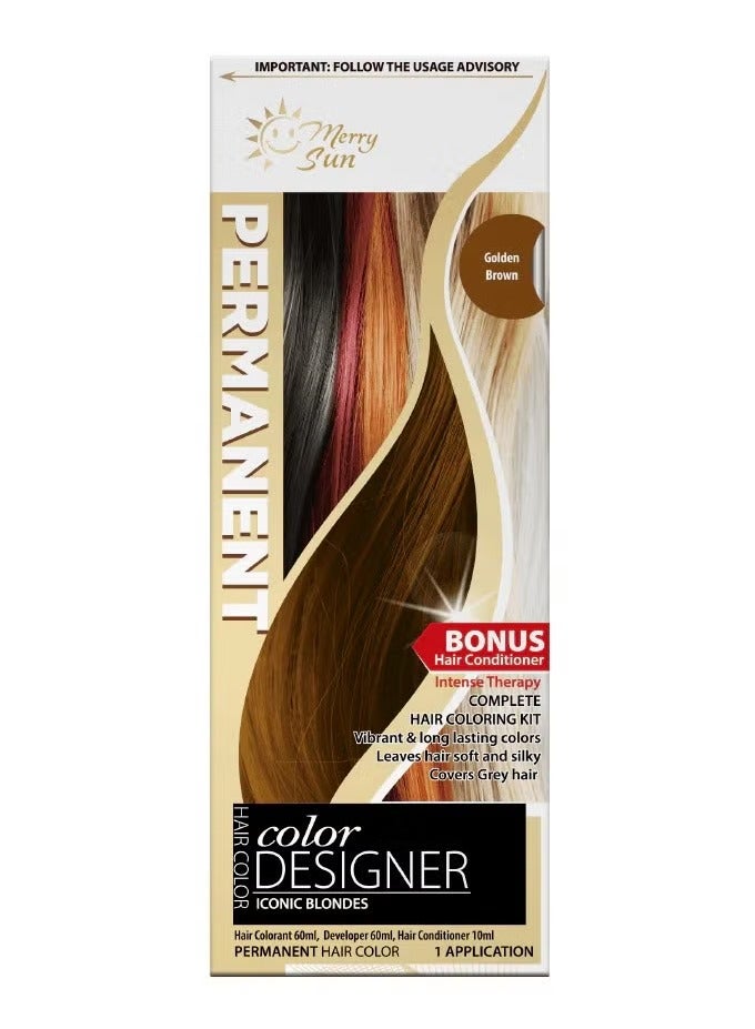 ميلاد سعيد صبغة شعر دائمة من ميري صن - بني ذهبي