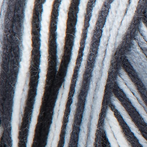 RED HEART E300.0932 Super Saver Yarn, Zebra Print - Image 2