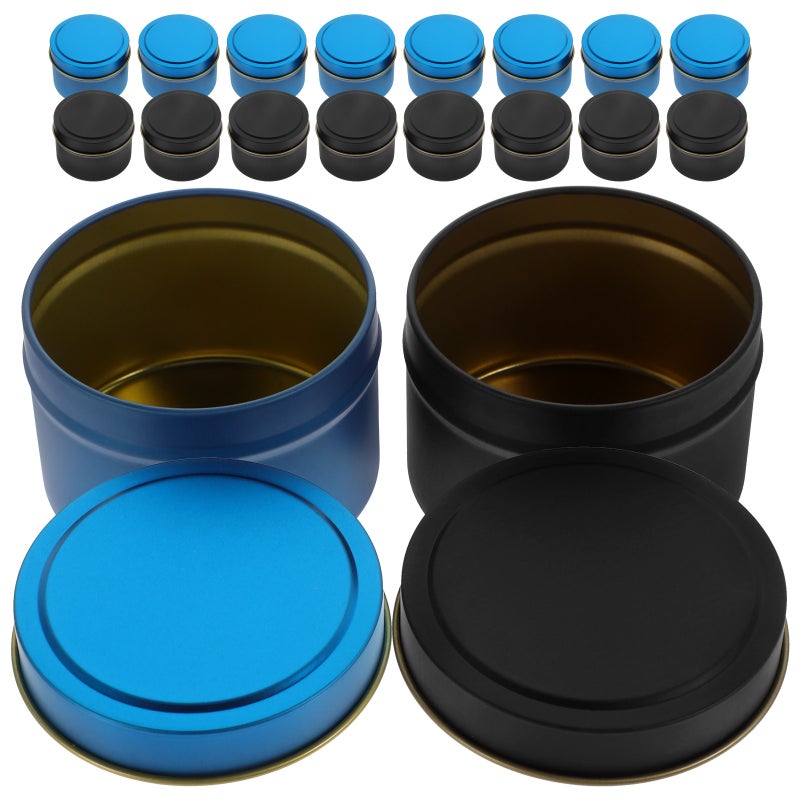 24Pcs Candle Jars Empty Candle Metal Jars DIY Candle Jars with Lids Candle Storage Containers - Image 1