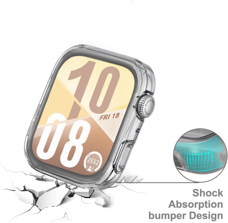 USTIYA Case for Huawei Watch Fit 4 Case Smart Watch Screen Protector Cover, Flexible Silicone - Image 5